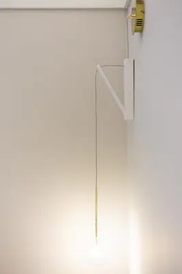 a white wall with a glass door in a room at DA'HOME - Rola Art Work Studio in Porto