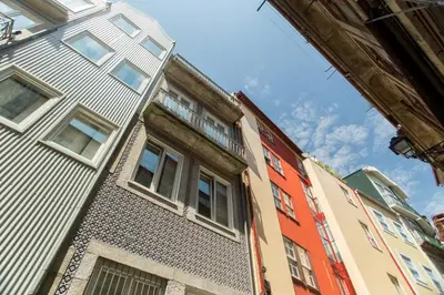a row of buildings in a city at Sweet Bainharia by Porto City Hosts in Porto