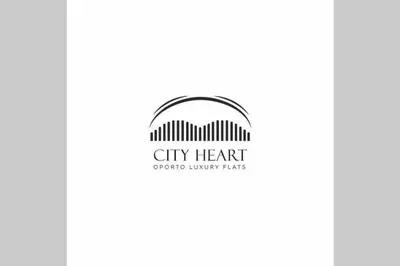 a logo for a city heart organ transplant clinic at City Heart Place 3 in Porto