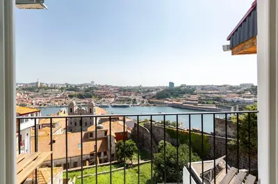 a view of a river from a window at Virtudes River Views by Porto City Hosts in Porto
