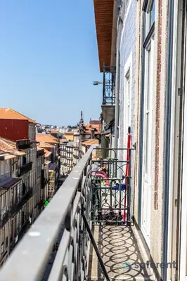 a view of a city from a balcony of a building at Flores - Delight Loft Porto - Next to Ribeira in Porto