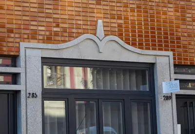 a front door of a building with a window at ChillHouse_Porto - Praça da República in Porto