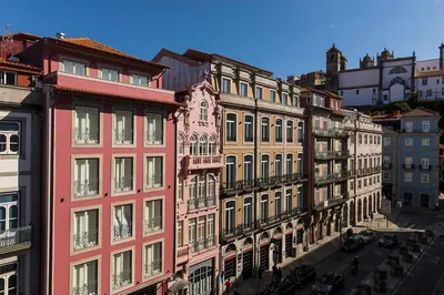 a group of buildings lined up next to each other at Infante Douro View in Porto