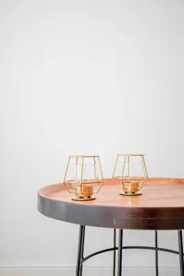 a table with two glasses on top of it at Liiiving in Porto - City View Apartments in Porto