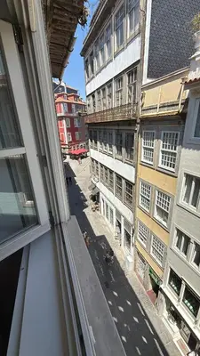 a view of a street from a window of a building at Great&Cosy São Bento in Porto
