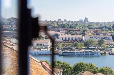 a view of a city from a window at GuestReady - Modern Comfort in Downtown in Porto