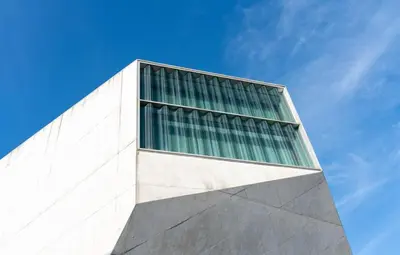 a laundry room with a sink and a window at Casa da Música 5th High in Porto