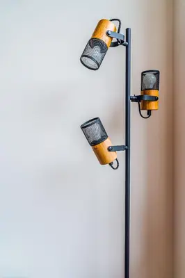 a pair of lights on a white wall at Emotions Porto Flat in Porto