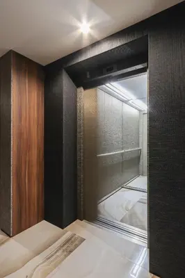 a walk in shower with a glass door in a bathroom at HM - Casa Ghiselini Porto 213 in Porto