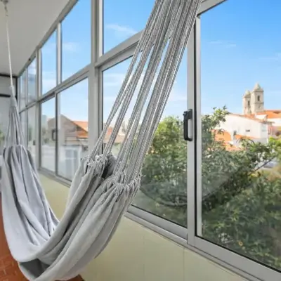 ! Bright 2BR Hammock Flat ! Praça da República