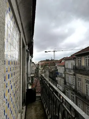 a view of a city from a balcony at Almada One in Porto