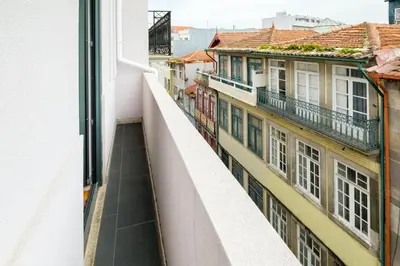 a view from a balcony of buildings at PortoDise Loft by RDC in Porto